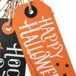 Glitzhome® 24.75" Halloween Wooden Doorknob Hanging Décor -Halloween Decor Shop D645640S 5