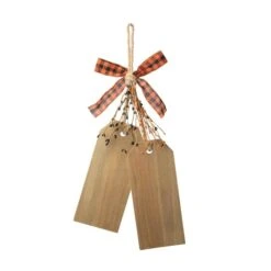 Glitzhome® 24.75" Halloween Wooden Doorknob Hanging Décor -Halloween Decor Shop D645640S 8