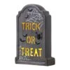 Mr. Halloween 10" Ceramic LED Trick Or Treat Tombstone 9 Mr. Halloween 10" Ceramic LED Trick Or Treat Tombstone -Halloween Decor Shop D645655S 1