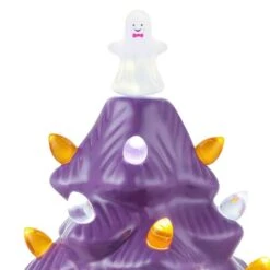 Mr. Halloween 11.7" Purple Ceramic Tree -Halloween Decor Shop D645658S 4