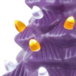Mr. Halloween 11.7" Purple Ceramic Tree -Halloween Decor Shop D645658S 5