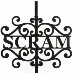 16" Halloween Scram Wreath Hanger -Halloween Decor Shop D656242S 13