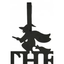 18" Halloween The Witch Is In Wreath Hanger 9 18" Halloween The Witch Is In Wreath Hanger -Halloween Decor Shop D656244S 13