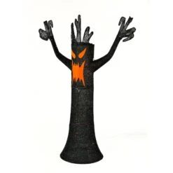 4ft. Pre-Lit Scary Halloween Tree 10 4ft. Pre-Lit Scary Halloween Tree -Halloween Decor Shop D656250S 14