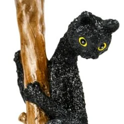 21" Halloween Black Cat Climbing Broom -Halloween Decor Shop D656277S 13