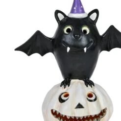 22'' Pre-Lit Bat Standing On Pumpkins Halloween Décor 7 22'' Pre-Lit Bat Standing On Pumpkins Halloween Décor -Halloween Decor Shop D656284S 3