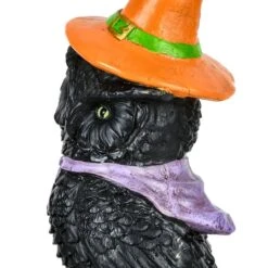 32'' Halloween Owl On Stacked Books Décor -Halloween Decor Shop D656287S 3