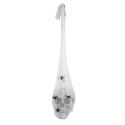 27" Animated Sound Activated Halloween Hanging Skull
