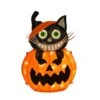 23'' Pre-Lit Pumpkin And Black Cat Halloween Décor -Halloween Decor Shop D656316S 1