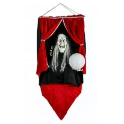 28" Halloween Sound Activated Animated Fortune Teller