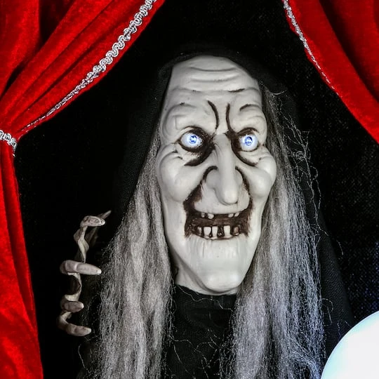 28" Halloween Sound Activated Animated Fortune Teller 4 28" Halloween Sound Activated Animated Fortune Teller - Image 4