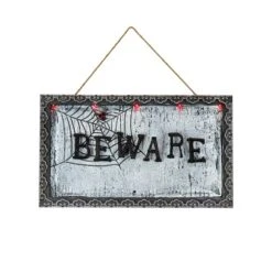 18" Halloween Sound Activated Animated Door Sign