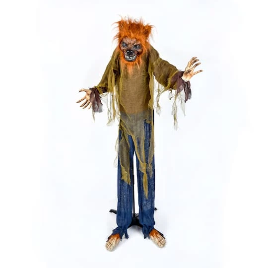 63" Halloween Sound Activated Animated Werewolf 1 63" Halloween Sound Activated Animated Werewolf