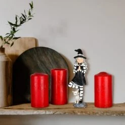 9'' Yoga Pose Witch Tabletop Halloween Décor -Halloween Decor Shop D656350S 14