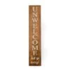 39" Brown Halloween “Unwelcome" Porch Sign 8 39" Brown Halloween “Unwelcome" Porch Sign -Halloween Decor Shop D656355S 1