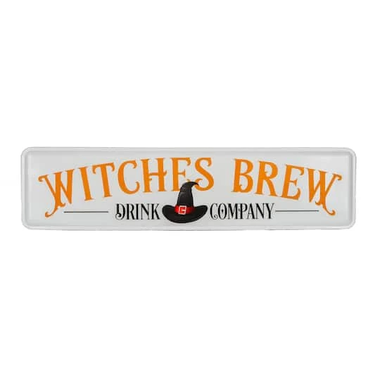 31'' Witches Brew Metal Halloween Wall Sign 2 31'' Witches Brew Metal Halloween Wall Sign - Image 2