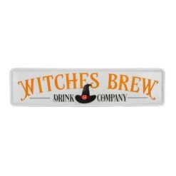 31'' Witches Brew Metal Halloween Wall Sign