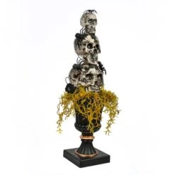 32'' Pre-Lit Skull Tower Halloween Décor 12 32'' Pre-Lit Skull Tower Halloween Décor -Halloween Decor Shop D656363S 15