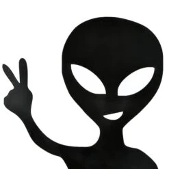 38" Halloween Alien Garden Stake -Halloween Decor Shop D656364S 3