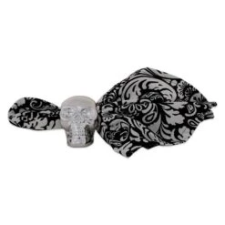 DII® Silver Skull Napkin Ring Set, 6ct. 9 DII® Silver Skull Napkin Ring Set, 6ct. -Halloween Decor Shop D657812S 3