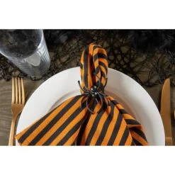 DII® Spider Napkin Ring Set, 6ct. -Halloween Decor Shop D657824S 5
