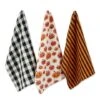 DII® Pumpkin Faces Dishtowel Set 12 DII® Pumpkin Faces Dishtowel Set -Halloween Decor Shop D658134S 1
