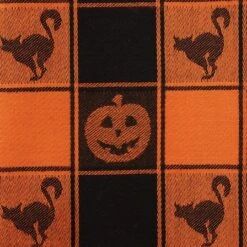 DII® Halloween Woven Check Jacquard Dishtowel Set 10 DII® Halloween Woven Check Jacquard Dishtowel Set -Halloween Decor Shop D658150S 4