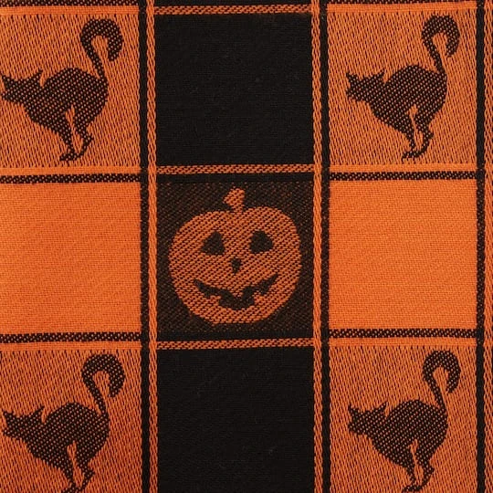 DII® Halloween Woven Check Jacquard Dishtowel Set 5 DII® Halloween Woven Check Jacquard Dishtowel Set - Image 5