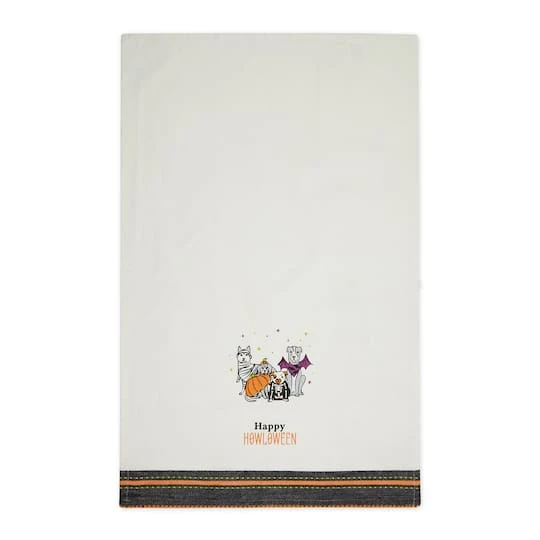 DII® Happy Howl-Oween Dishtowel Set 3 DII® Happy Howl-Oween Dishtowel Set - Image 3