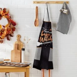 DII® Not Your Basic Witch Pantry Apron 9 DII® Not Your Basic Witch Pantry Apron -Halloween Decor Shop D659884S 3
