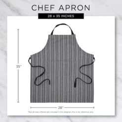 DII® Skeleton Print Chef Apron -Halloween Decor Shop D659909S 3