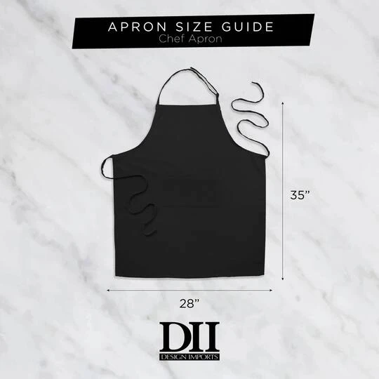 DII® Gold Skull Chef Apron 6 DII® Gold Skull Chef Apron - Image 6