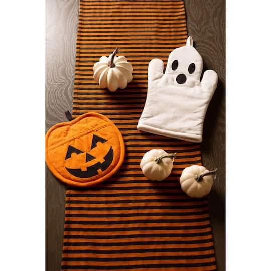 Ghost Oven Mitt & Jack O' Lantern Potholder Set 6 Ghost Oven Mitt & Jack O' Lantern Potholder Set - Image 6