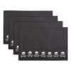 DII® Skulls Embroidered Placemats, 4ct. 13 DII® Skulls Embroidered Placemats, 4ct. -Halloween Decor Shop D661502S 1