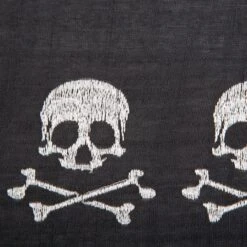 DII® Skulls Embroidered Placemats, 4ct. 7 DII® Skulls Embroidered Placemats, 4ct. -Halloween Decor Shop D661502S 2