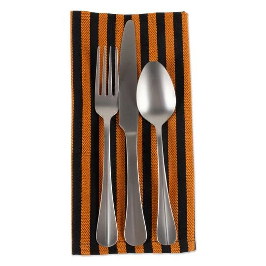 DII® Witchy Stripe Dinner Napkins, 6ct. 4 DII® Witchy Stripe Dinner Napkins, 6ct. - Image 4