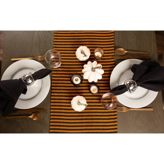 DII® 108" Witchy Stripe Table Runner 6 DII® 108" Witchy Stripe Table Runner - Image 6