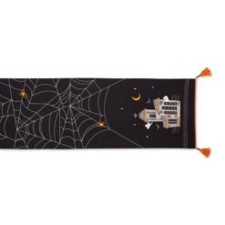 DII® 70" Haunted House Embellished Table Runner 9 DII® 70" Haunted House Embellished Table Runner -Halloween Decor Shop D666456S 3