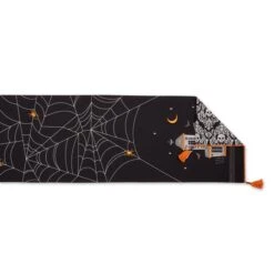 DII® 70" Haunted House Embellished Table Runner 10 DII® 70" Haunted House Embellished Table Runner -Halloween Decor Shop D666456S 4