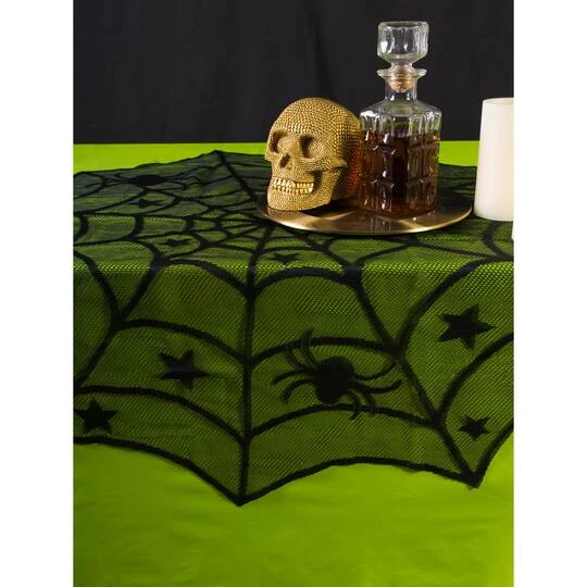DII® 40" Halloween Lace Table Topper 5 DII® 40" Halloween Lace Table Topper - Image 5
