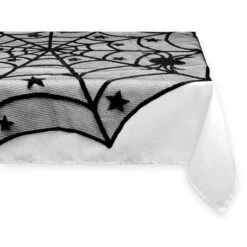 DII® 40" Halloween Lace Table Topper 11 DII® 40" Halloween Lace Table Topper -Halloween Decor Shop D666796S 5