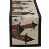 DII® 72" Haunted House Jute Table Runner -Halloween Decor Shop D666803S 1