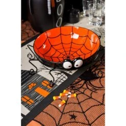 DII® 72" Haunted House Jute Table Runner 8 DII® 72" Haunted House Jute Table Runner -Halloween Decor Shop D666803S 3