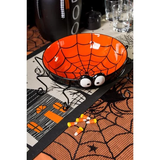 DII® 72" Haunted House Jute Table Runner 3 DII® 72" Haunted House Jute Table Runner - Image 3