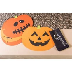 DII® Jack-O-Lantern Table Runner And Placemat Set -Halloween Decor Shop D666814S 5