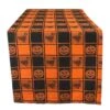 DIIĀ® 72" Halloween Woven Check Table Runner 9 DIIĀ® 72" Halloween Woven Check Table Runner -Halloween Decor Shop D666830S 1