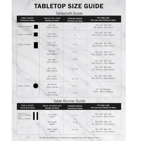 DII® 72" Black Stars Print Table Runner 5 DII® 72" Black Stars Print Table Runner - Image 5