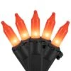 Northlight 100ct. Orange Mini Halloween Light Set 8 Northlight 100ct. Orange Mini Halloween Light Set -Halloween Decor Shop D668593S 1