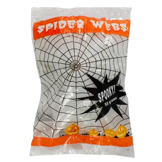 Northlight White Stretchable Spider Web Halloween Decoration 1 Northlight White Stretchable Spider Web Halloween Decoration