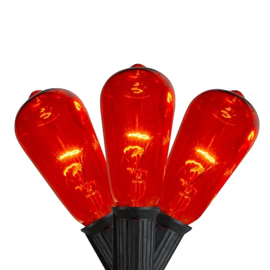 Northlight 10ct. Orange Edison E17 Halloween Light Set 1 Northlight 10ct. Orange Edison E17 Halloween Light Set